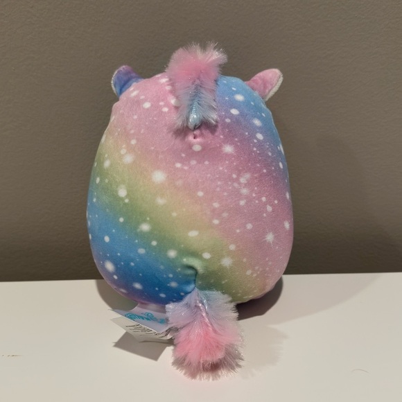 Squishmallow Original Kellytoy Prim 5" Unicorn Fantasy Squad Tie Dye Rainbow - Picture 2 of 2
